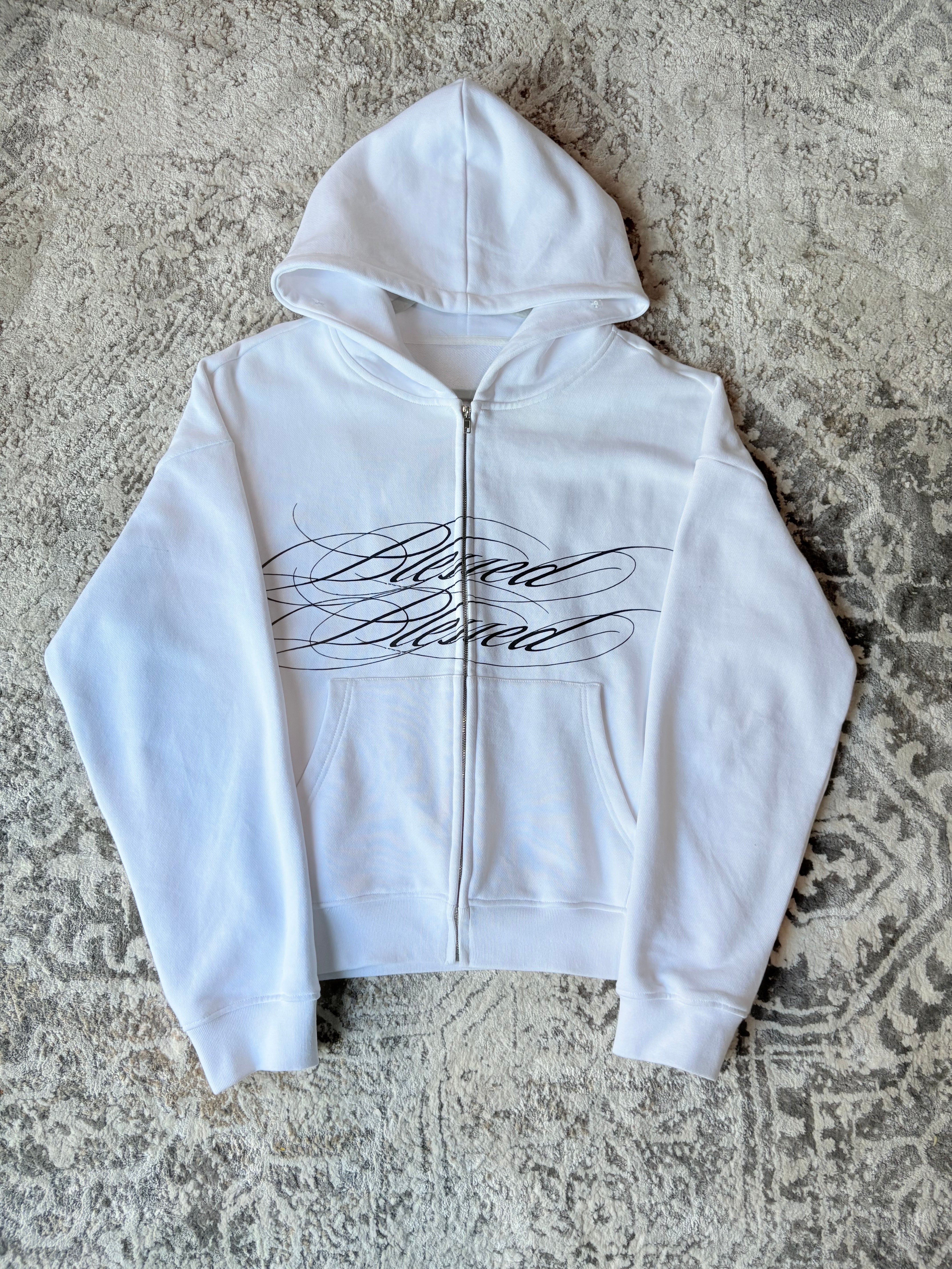 “BLESSED” zip up